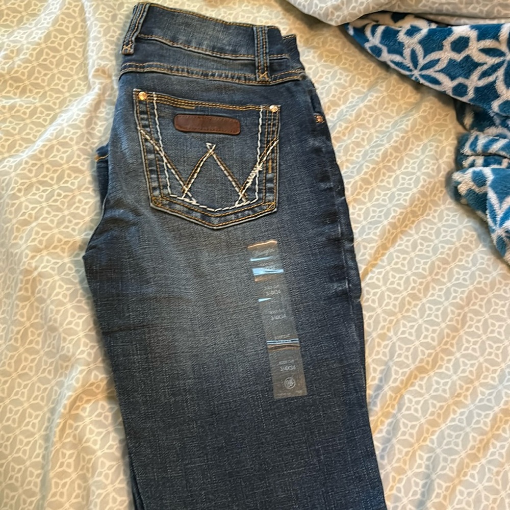 Brand new boot cut wranglers